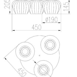 globo-plafonniere-toy-zwart-glas-ø45cm-e27-60130308-1