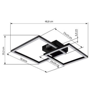 globo-plafonniere-tyler-zwart-kunststof-led-672842-1
