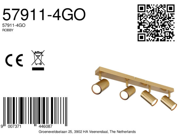 globo-spot-robby-brons-metaal-opbouwspot-gu10-57911-4go-8a