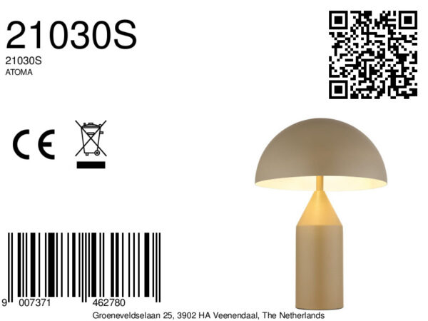 globo-tafellamp-atoma-beige-metaal-ø28cm-e27-21030s-8a