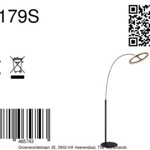 globo-tafellamp-della-zwart-metaal-booglamp-led-67179s-8a