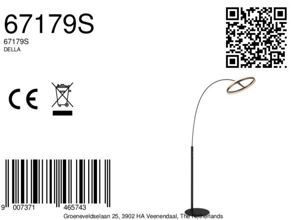 globo-tafellamp-della-zwart-metaal-booglamp-led-67179s-8a