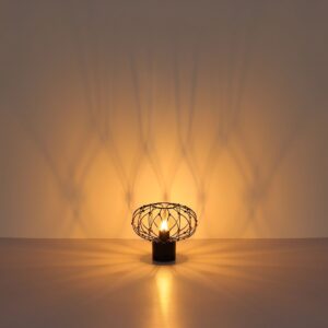 globo-tafellamp-greys-zwart-metaal-ø28cm-e27-15966t-1