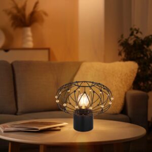 globo-tafellamp-greys-zwart-metaal-ø28cm-e27-15966t-1
