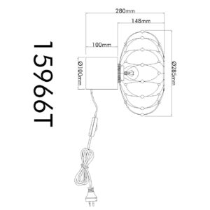 globo-tafellamp-greys-zwart-metaal-ø28cm-e27-15966t-1