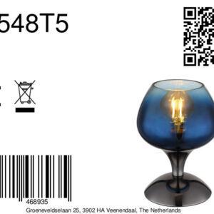 globo-tafellamp-maxy-blauw-glas-ø15cm-e27-15548t5-8a