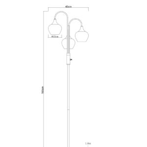 globo-tafellamp-maxy-zwart-glas-ø43cm-e27-15548s3-1