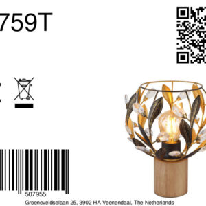 globo-tafellamp-mika-bruin-hout-ø20cm-e27-15759t-8a