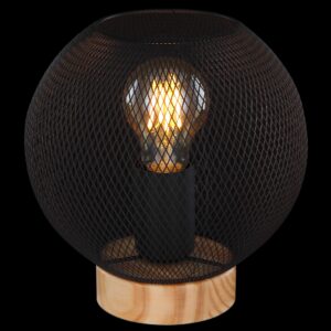globo-tafellamp-pablo-zwart-hout-ø20cm-e27-15663t-1