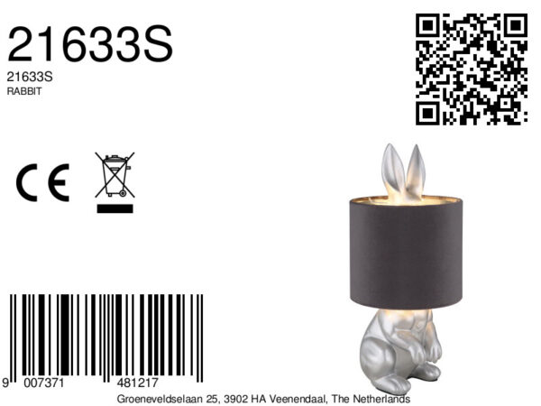 globo-tafellamp-rabbit-zilver-kunststof-ø18cm-e27-21633s-8a