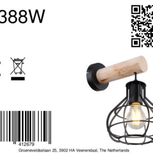 globo-wandlamp-clastra-zwart-metaal-e27-15388w-8a