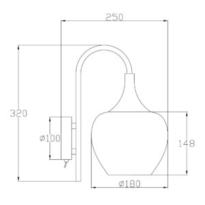 globo-wandlamp-maxy-antraciet-glas-e27-15548wk-1