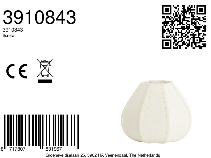 light&living-kap-sorella-beigecrème-textiel-ø23cm-e27-3910843-8a