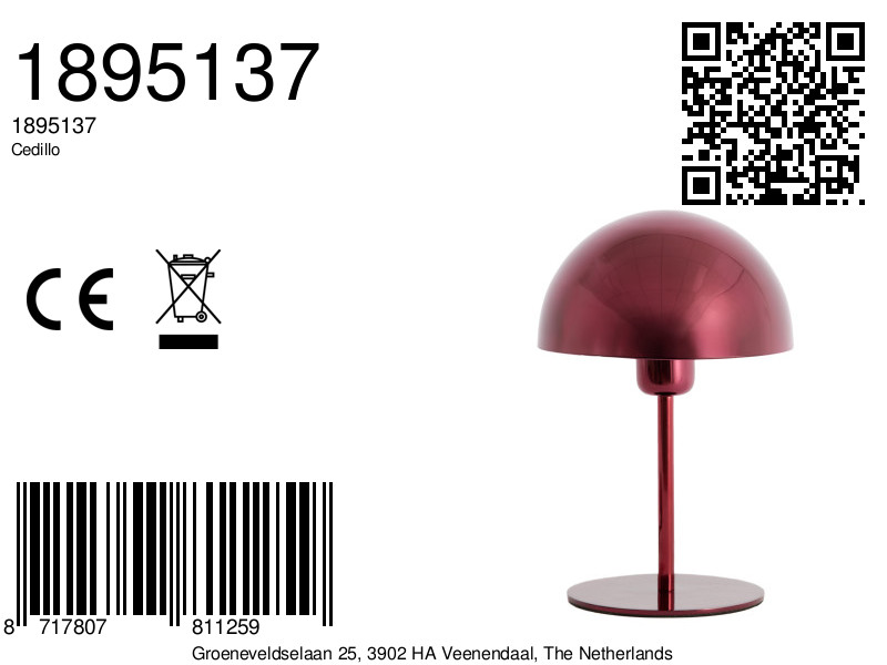 light&living-tafellamp-cedillo-rood-metaal-ø18cm-e27-1895137-8a