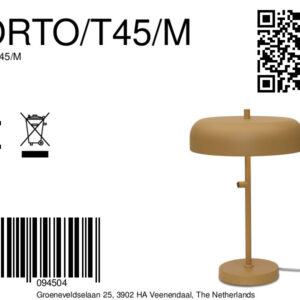 it'saboutromi-tafellamp-porto-oranje-metaal-ø30cm-e27-porto/t45/m-8a