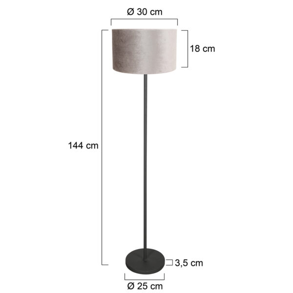 mexlite-vloerlamp-noor-zilverzwart-metaaltextiel-schemerlamp-e27-4441zw-7