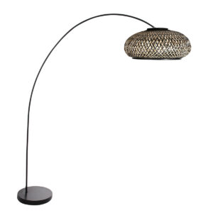 mexlite-vloerlamp-solva-zwart-bamboemetaal-booglamp-e27-4466zw-1