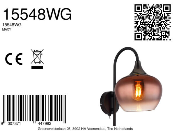 modernewandlampmetgebogenontwerpkoperkleurmaxy-8a