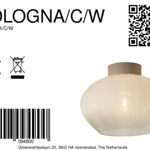 it'saboutromi-plafonniere-bologna-wit-glasmetaal-ø35cm-e27-bologna/c/w-8a