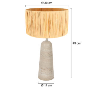 annelighting-tafellamp-travino-crèmenaturel-zeegrassteen-ø30cm-e27-4551cr-7