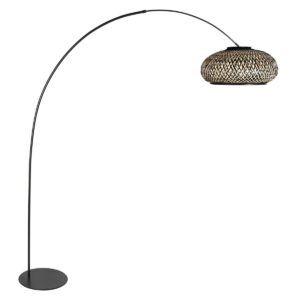 annelighting-vloerlamp-curve-zwart-bamboemetaal-booglamp-e27-4276zw-1