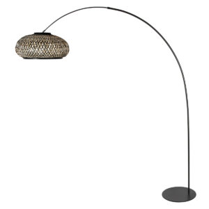 annelighting-vloerlamp-curve-zwart-bamboemetaal-booglamp-e27-4276zw-2