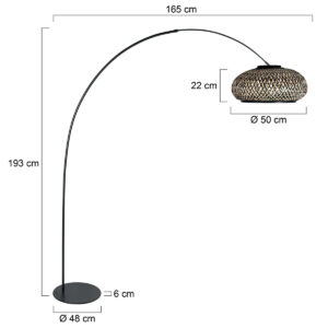 annelighting-vloerlamp-curve-zwart-bamboemetaal-booglamp-e27-4276zw-7
