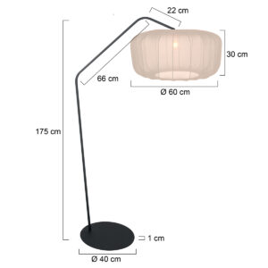 annelighting-vloerlamp-zigzag-beigezwart-metaaltextiel-booglamp-e27-4515zw-7