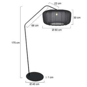 annelighting-vloerlamp-zigzag-zwart-metaaltextiel-booglamp-e27-4516zw-7