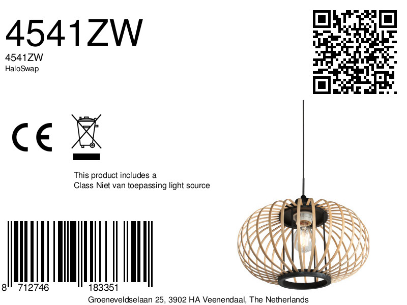 mexlite-hanglamp-haloswap-naturel-bamboe-e27-4541zw-8a
