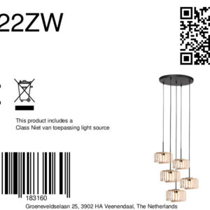 mexlite-hanglamp-haloswap-naturelzwart-bamboe-e27-4522zw-8a