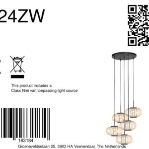 mexlite-hanglamp-haloswap-naturelzwart-bamboe-e27-4524zw-8a