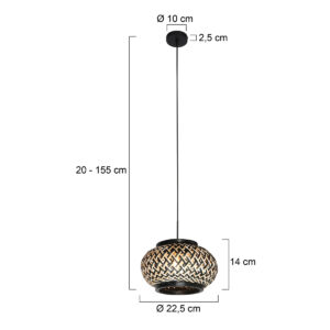 mexlite-hanglamp-haloswap-naturelzwart-bamboe-e27-4538zw-7