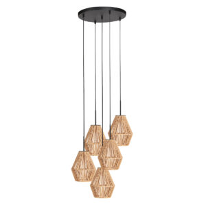 mexlite-hanglamp-haloswap-naturelzwart-katoen-e27-4526zw-1