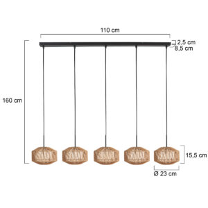mexlite-hanglamp-haloswap-naturelzwart-katoen-groteeettafellamp-e27-4530zw-7