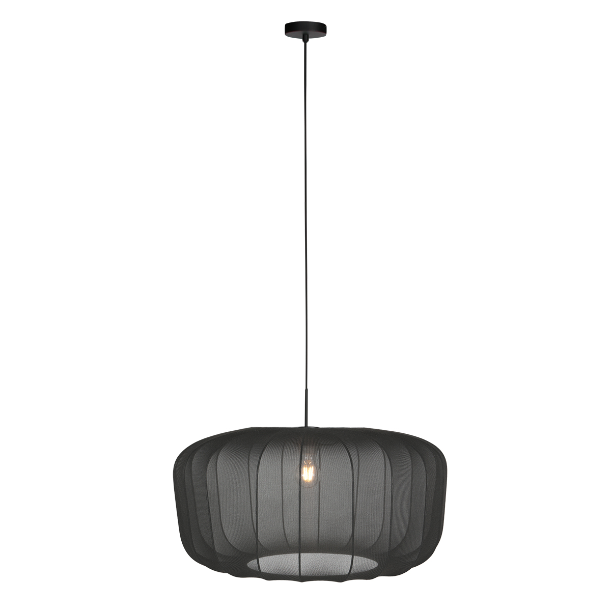 mexlite-hanglamp-haloswap-zwart-textiel-e27-4548zw-1