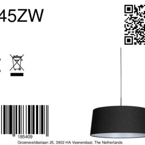 mexlite-hanglamp-haloswap-zwart-textiel-ø48cm-e27-4645zw-8a