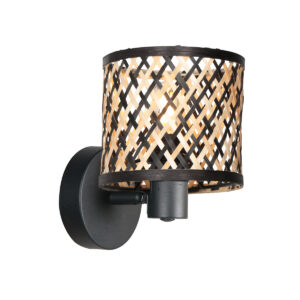 mexlite-spot-bambus-naturelzwart-bamboemetaal-bedlampje-e14-4487zw-1