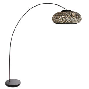 mexlite-vloerlamp-solva-zwart-bamboemetaal-booglamp-e27-4232zw-1