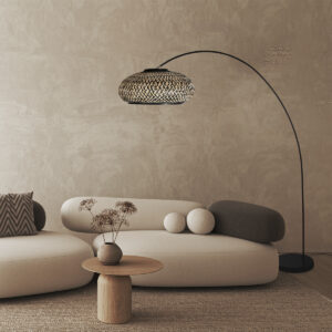 mexlite-vloerlamp-solva-zwart-bamboemetaal-booglamp-e27-4232zw-2