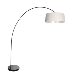 mexlite-vloerlamp-solva-zwart-metaaltextiel-booglamp-e27-4627zw-1