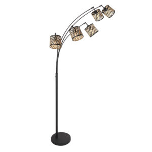 mexlite-vloerlamp-sumba-naturelzwart-bamboemetaal-booglamp-e14-4493zw-1