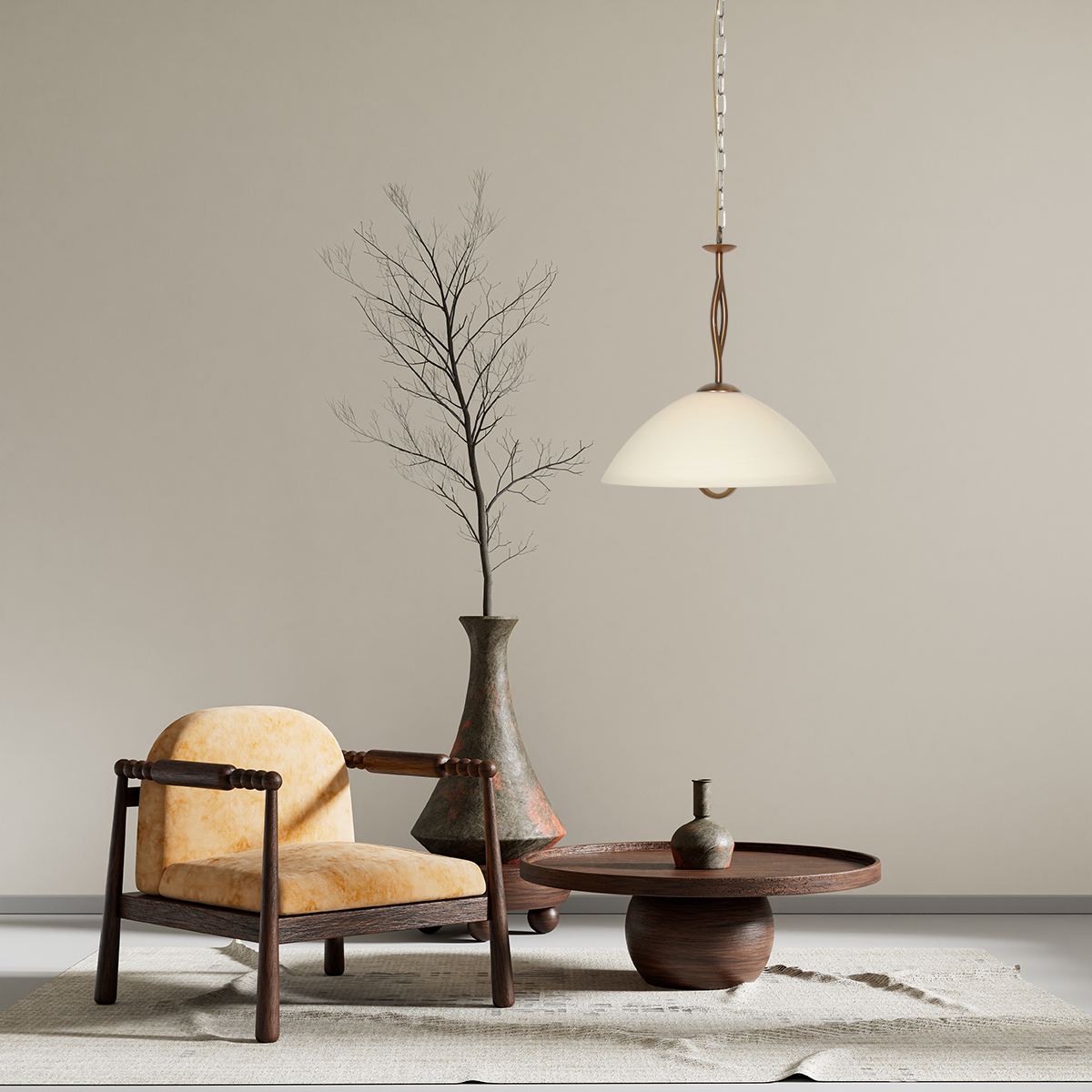 steinhauer-hanglamp-anthea-brons-glas-e27-4327br-3