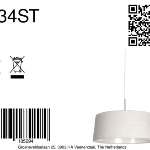 steinhauer-hanglamp-sparkledlight-beige-textiel-e27-4634st-8a
