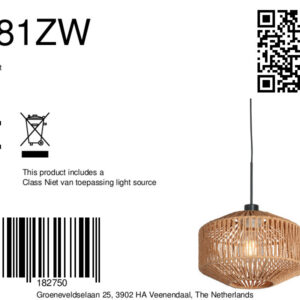 steinhauer-hanglamp-sparkledlight-naturel-katoen-e27-4481zw-8a