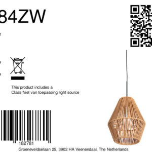 steinhauer-hanglamp-sparkledlight-naturel-katoen-e27-4484zw-8a