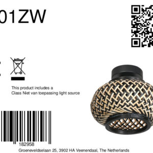 steinhauer-plafonniere-bloeba-naturelzwart-bamboemetaal-plafonnière-e27-4501zw-8a