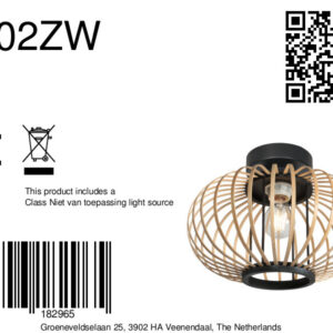 steinhauer-plafonniere-bloeba-naturelzwart-bamboemetaal-plafonnière-e27-4502zw-8a