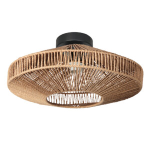 steinhauer-plafonniere-bloeba-naturelzwart-katoenmetaal-plafonnière-e27-4504zw-1