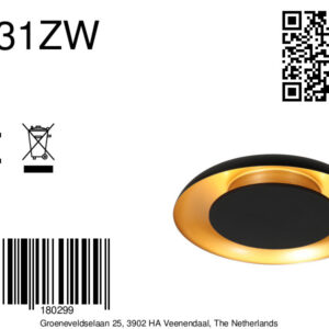 steinhauer-plafonniere-goldenveil-zwart-metaal-ø40cm-led-4331zw-8a
